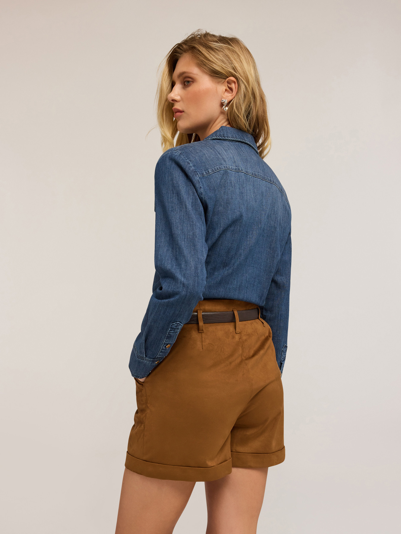 Camicia in denim image number 1