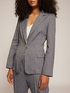 Solid colour unlined blazer image number 2