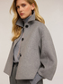 Short wool blend coat image number 3