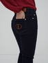 Jeans skinny con tagli verticali image number 2
