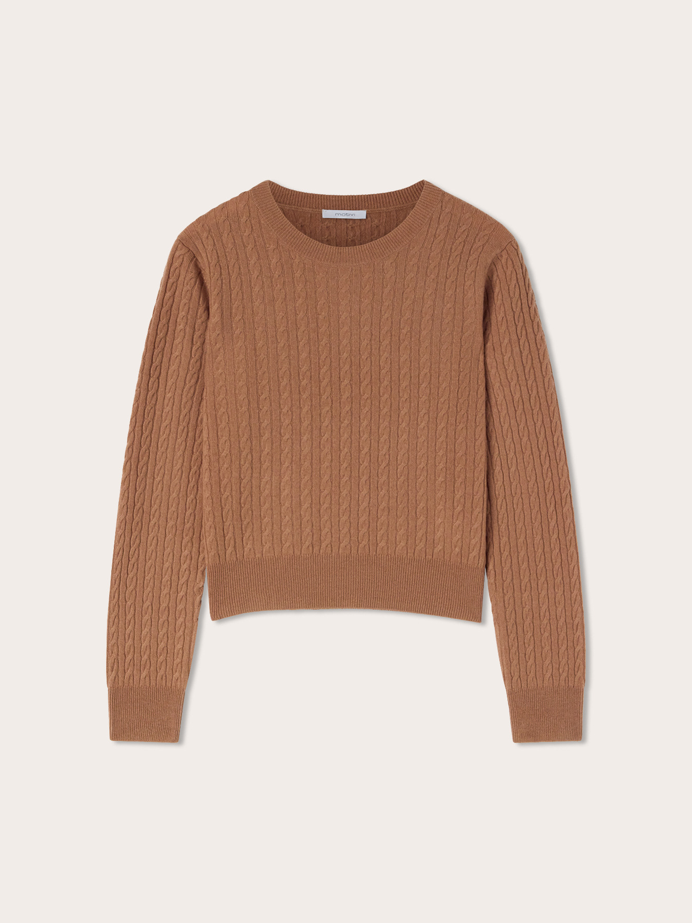 Pulover tricotat din l&acirc;nă cu &icirc;mpletituri image number 4