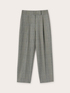 Gerade geschnittene Hose mit Glencheck-Muster image number 4