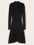 Ausgestelltes Kleid aus feinem Rippstrick image number 4