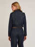 Short denim-effect jacket image number 1
