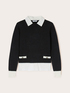 Pullover mit Hemdkragen image number 4