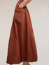 Balloon skirt in poplin with pockets image number 2