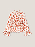 Blusa con rouches y estampado de flores image number 3