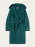 Oversized wool blend coat image number 3
