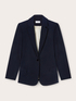 Single-breasted solid colour blazer image number 4