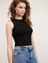 Ribbed knit top image number 2