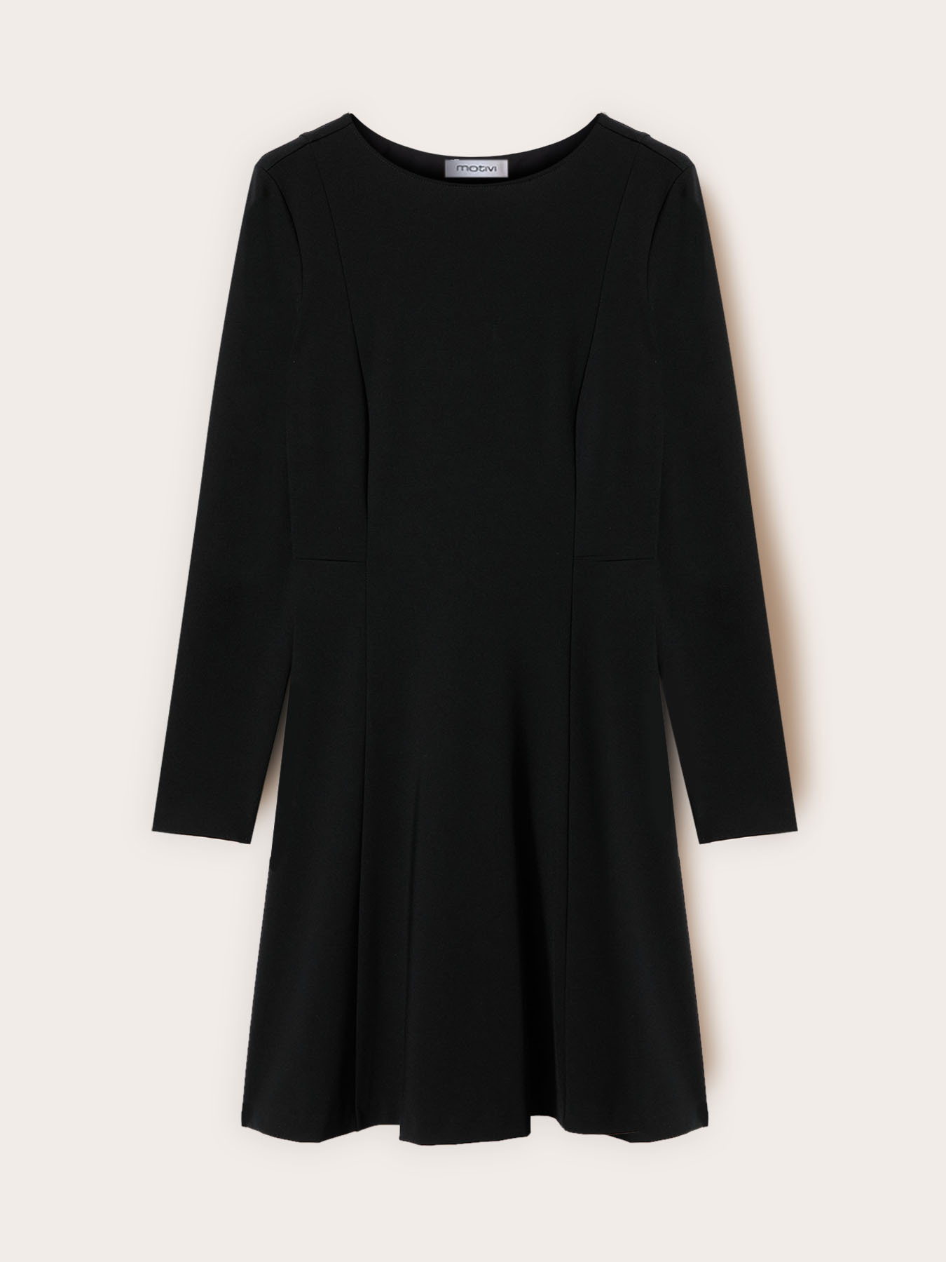 Flare dress in milano stitch image number 4