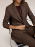 Karierter Blazer aus garngef&auml;rbtem Stoff image number 3