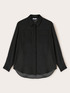 Organza shirt with pockets image number 5