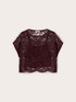 Blouse courte en dentelle image number 4