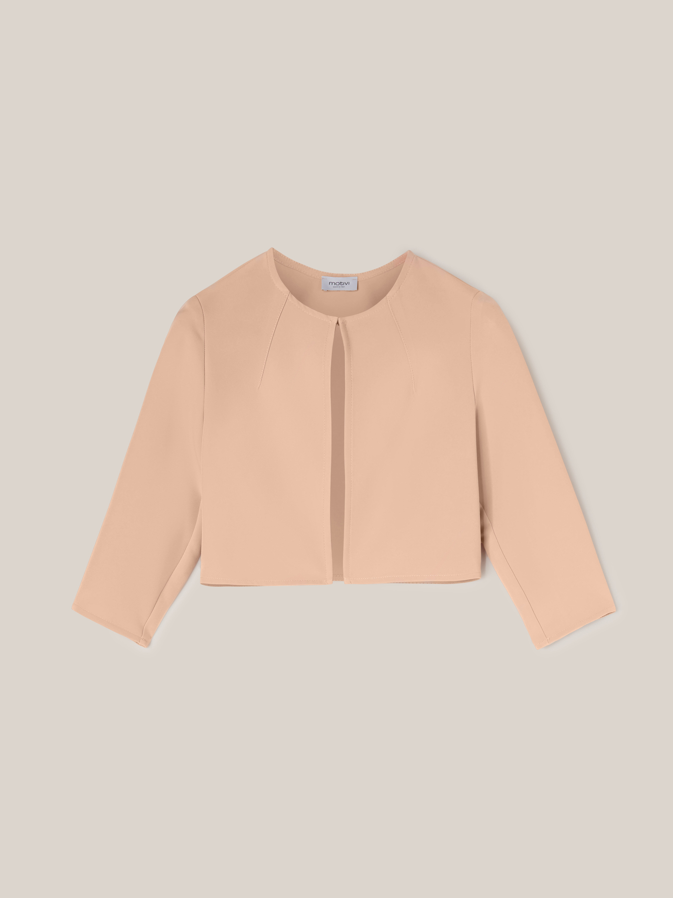 Solid colour spencer jacket image number 3