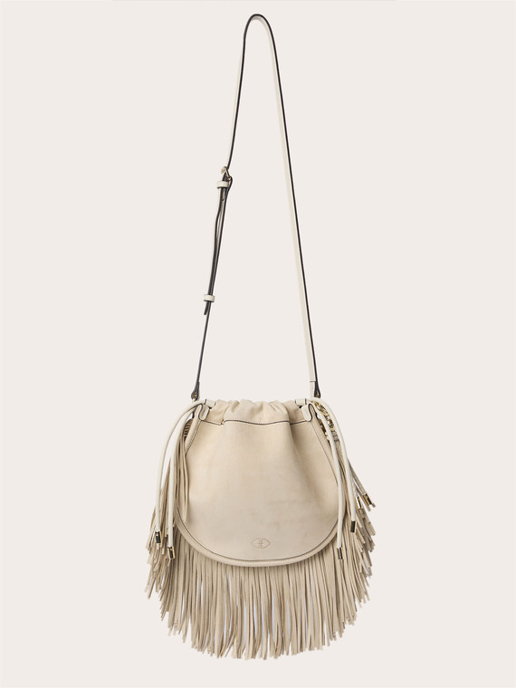 Fringed crossbody bag