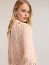 High-neck lace blouse image number 3