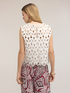 Top en tissu enduit effet broderie anglaise image number 1