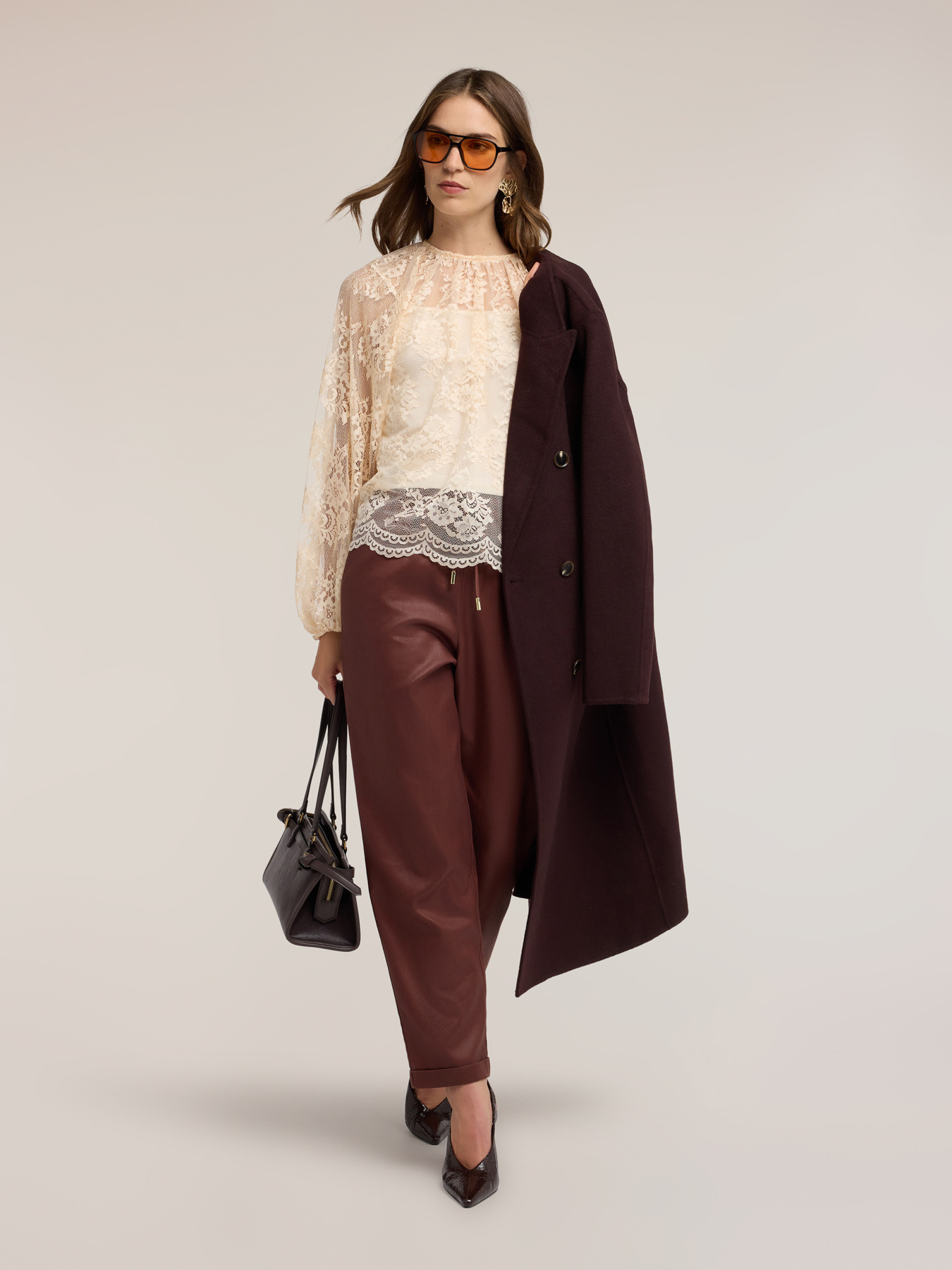 Blouse en dentelle avec manches raglan image number 2