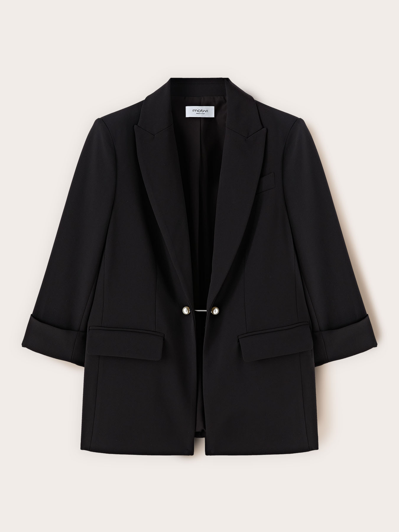 Veste blazer avec boutons de manchette bijou image number 5