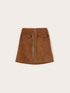 A-line mini skirt with zip image number 4