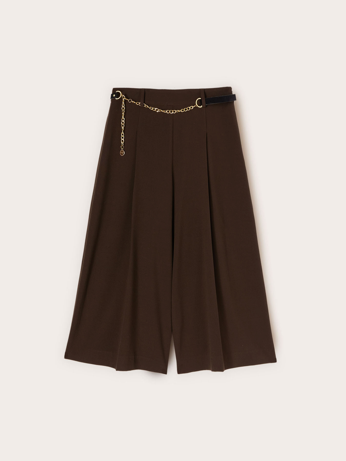 Verk&uuml;rzte Flanellhose mit Kette image number 4