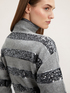 Striped sequin turtleneck image number 2