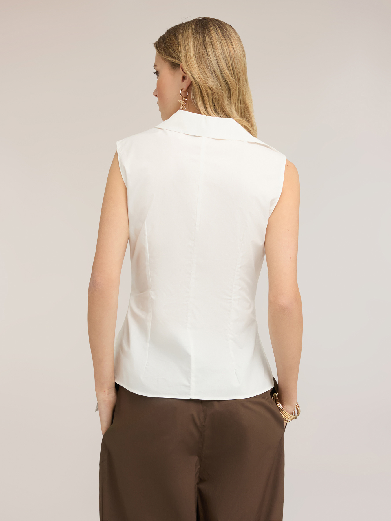 Camicia senza maniche con nodo image number 1