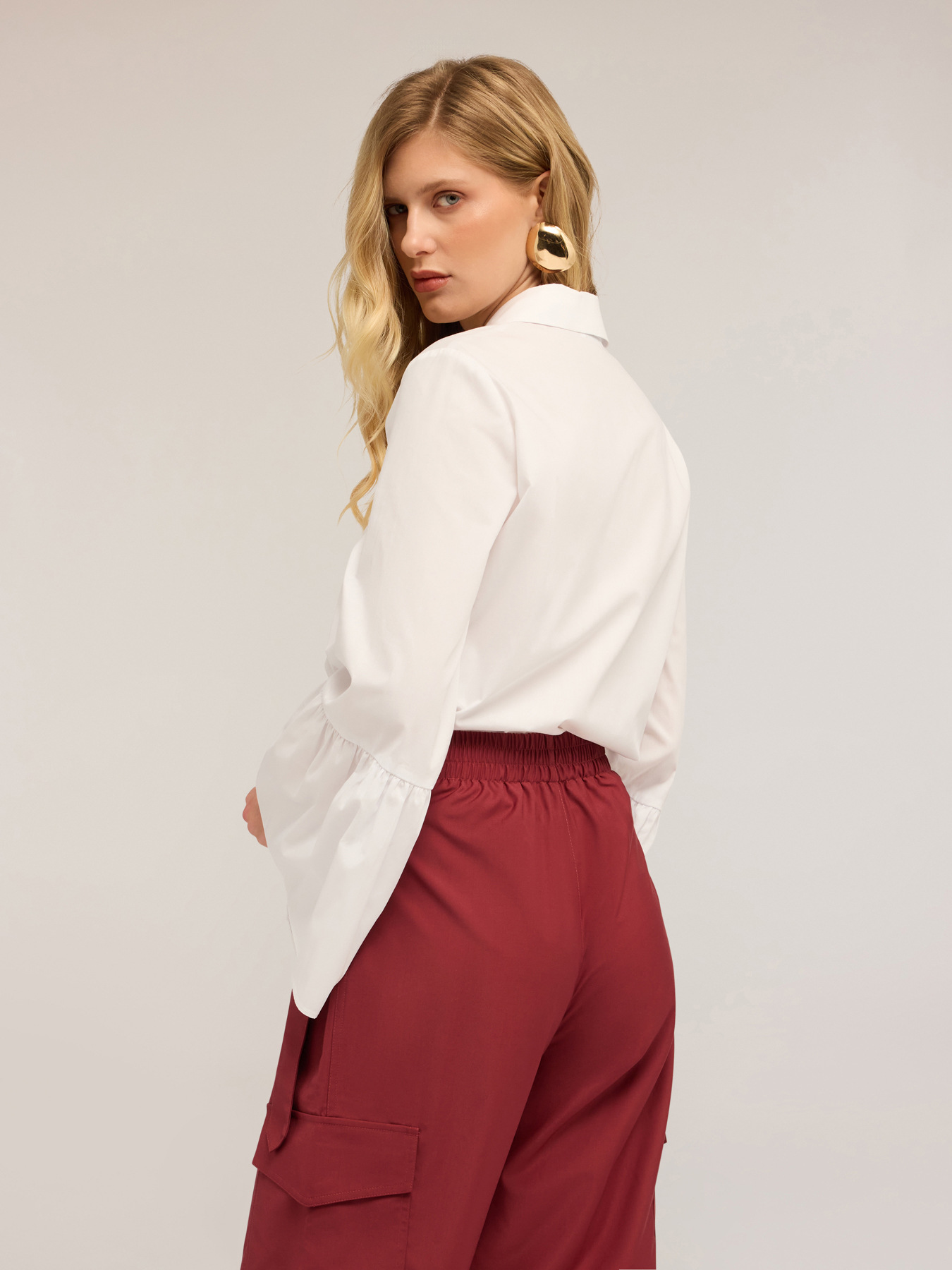 Camicia con maniche flare image number 1