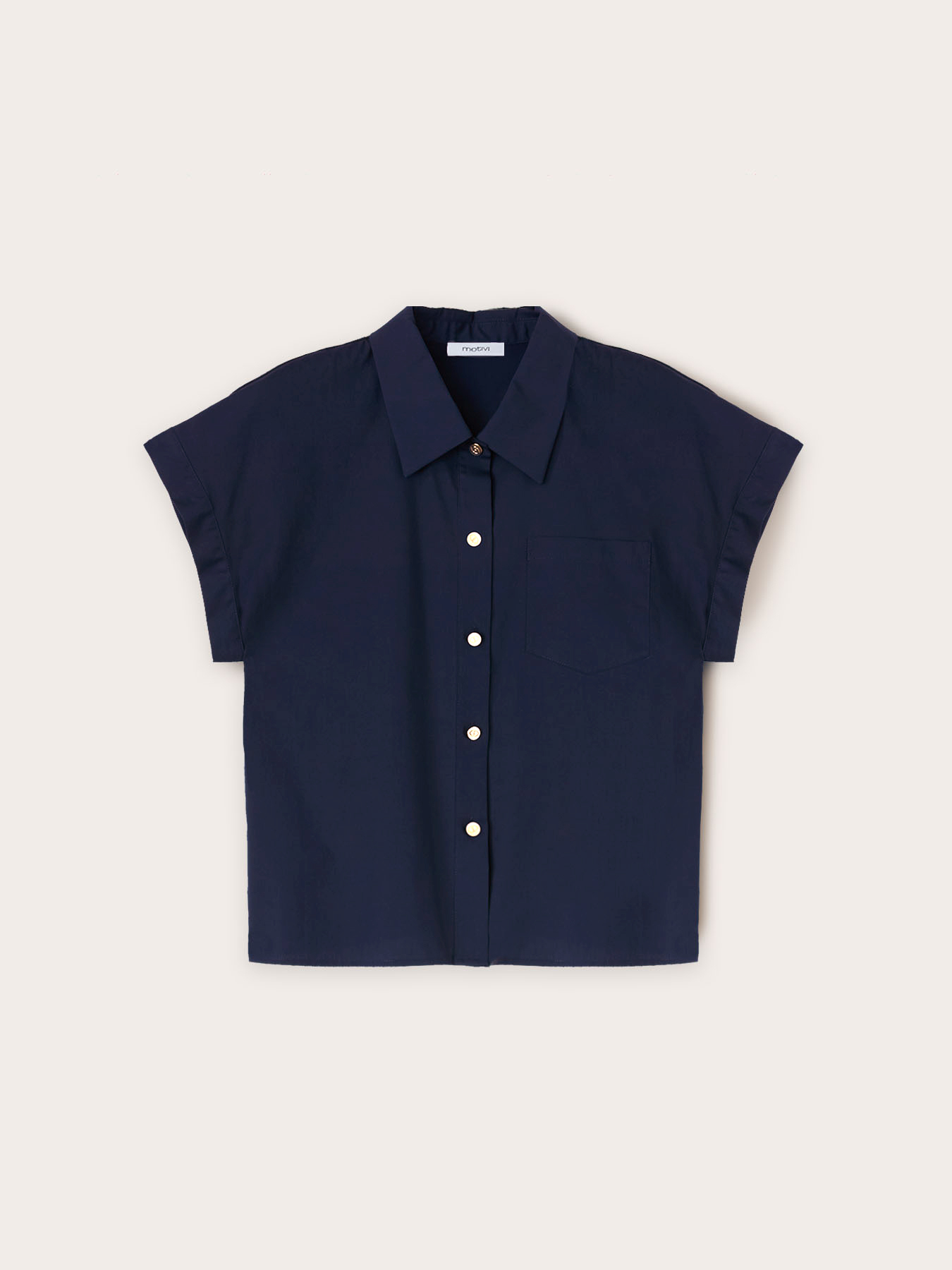 Kimono-Hemd aus Baumwolle image number 4