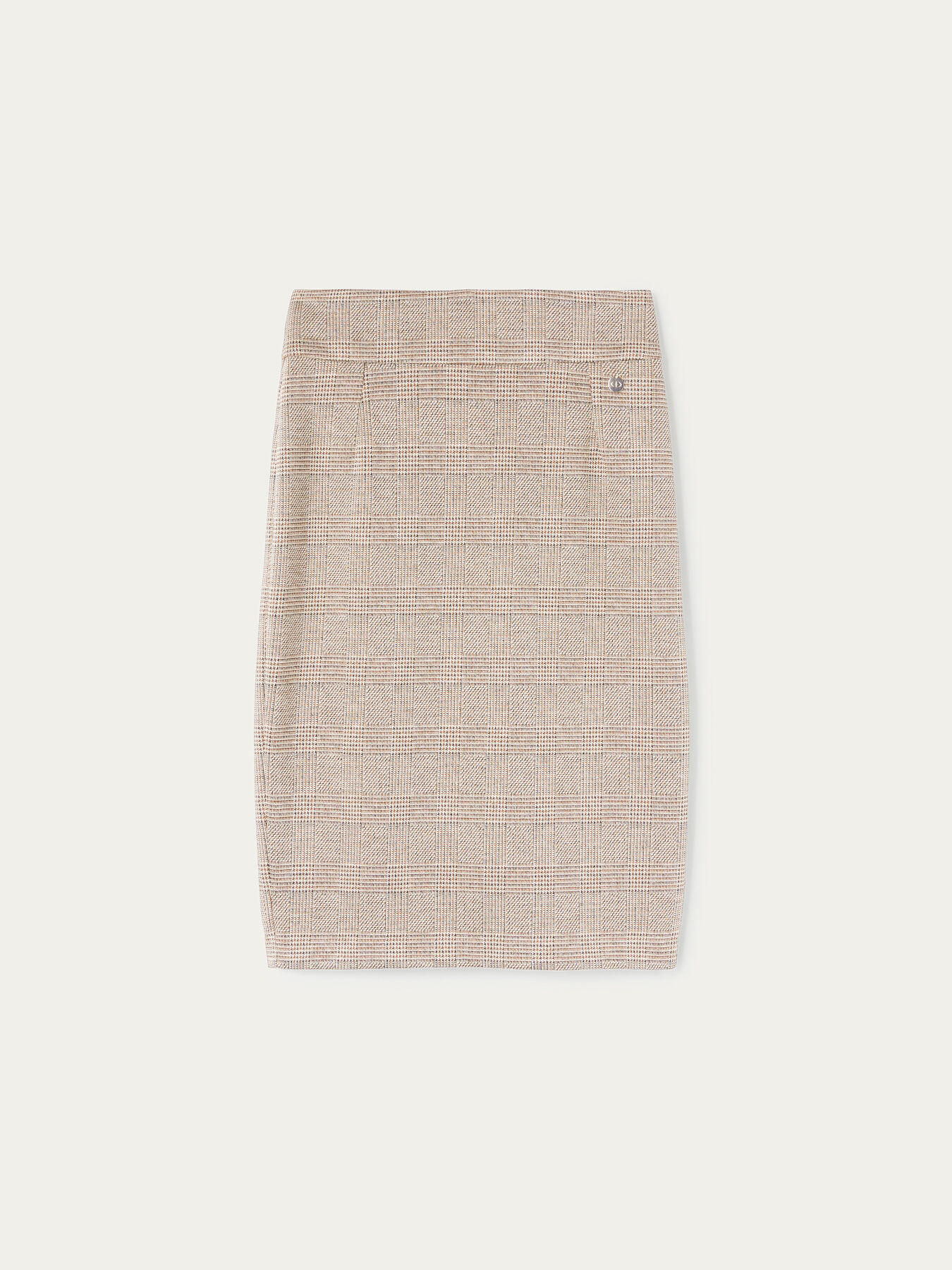 Longuette-Rock mit Glencheck-Muster image number 3