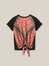T-Shirt mit Foulard-Muster image number 3