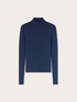 Ribbed viscose turtleneck sweater image number 4