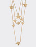 Multi-strand necklace with stars image number 1