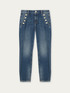 Jeans skinny motivo bottoni image number 3