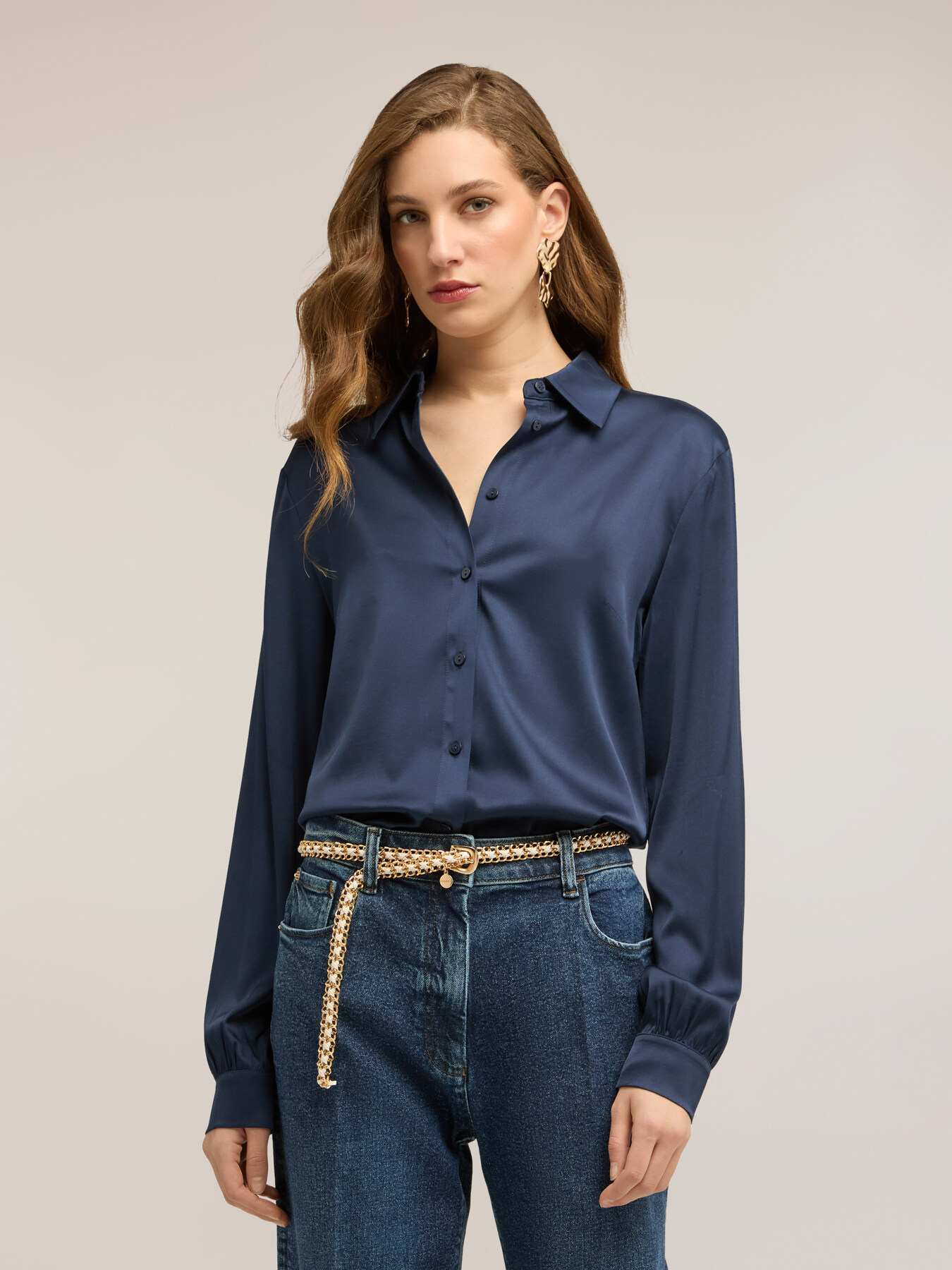 Viskose-Satin-Bluse image number 2