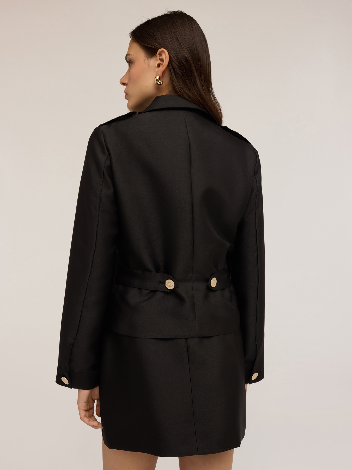 Veste &agrave; simple boutonnage avec poches image number 1