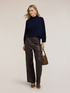 High-neck sweater in viscose blend with sequins image number 2