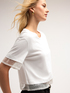 T-shirt con bordi in paillettes image number 2
