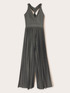 Pleated lurex jumpsuit image number 4