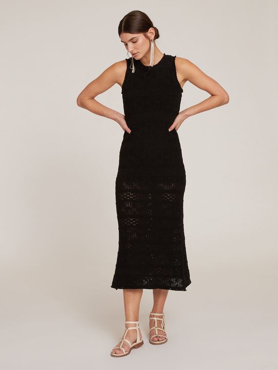 Motivi Vestito lungo traforato Donna