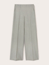 Lurex pinstripe palazzo trousers image number 4