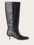 High boot with kitten heel image number 1
