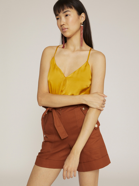 Motivi Top lingerie satin Donna