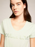 V-neck T-shirt with lettering image number 2