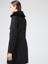 Cappotto doppiopetto con pelliccia sintetica image number 1
