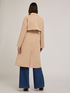 Single-breasted trench coat in technical fabric image number 1