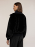 Teddy effect jacket with high collar image number 1