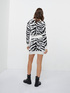 Zebra knit skirt image number 1