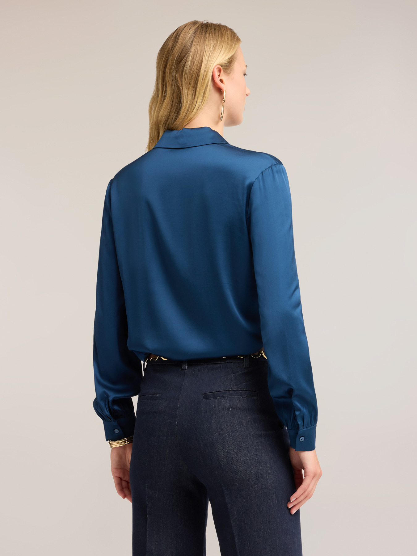 Satin shirt image number 1